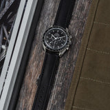 Sailcloth Watch Strap - Black