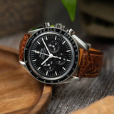 Ostrich Shin Watch Strap - Cognac - RTW