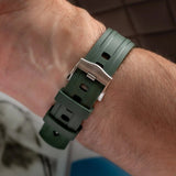 Omega Seamaster 300 Rubber Strap - Green