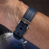 Omega Seamaster 300 Rubber Strap - Navy Blue