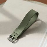 FKM Rubber One-Piece Dive Strap - Olive Green