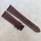 epsom calfskin red brown