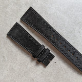Premium Suede Strap - Black - The Strap Tailor