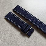 Premium Suede Strap - Navy Blue - The Strap Tailor