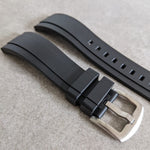 FKM Rubber Strap - Black - The Strap Tailor