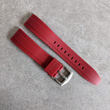FKM Rubber Strap - Oxblood Red - The Strap Tailor