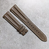 Epsom Calfskin Speedy Ridge Strap - Taupe - The Strap Tailor