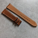 Premium Suede Strap - Mid Brown - The Strap Tailor