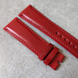 Shell Cordovan Watch Strap - Red