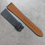 Premium Stitched Suede Strap - Grey - The Strap Tailor
