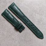green-ostrich-belly-watch-strap