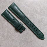 green-ostrich-belly-watch-strap