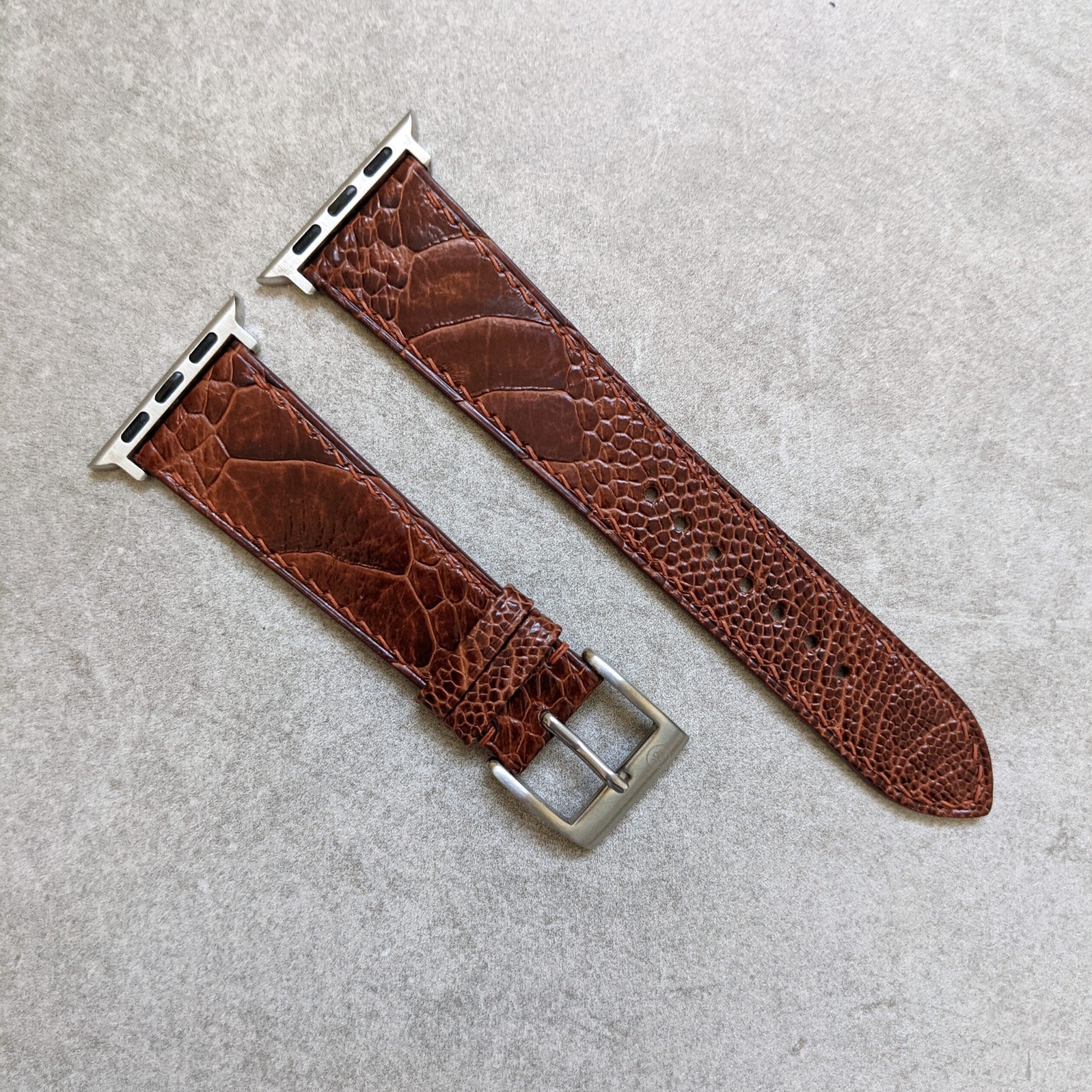apple-watch-strap-ostrich-cognac