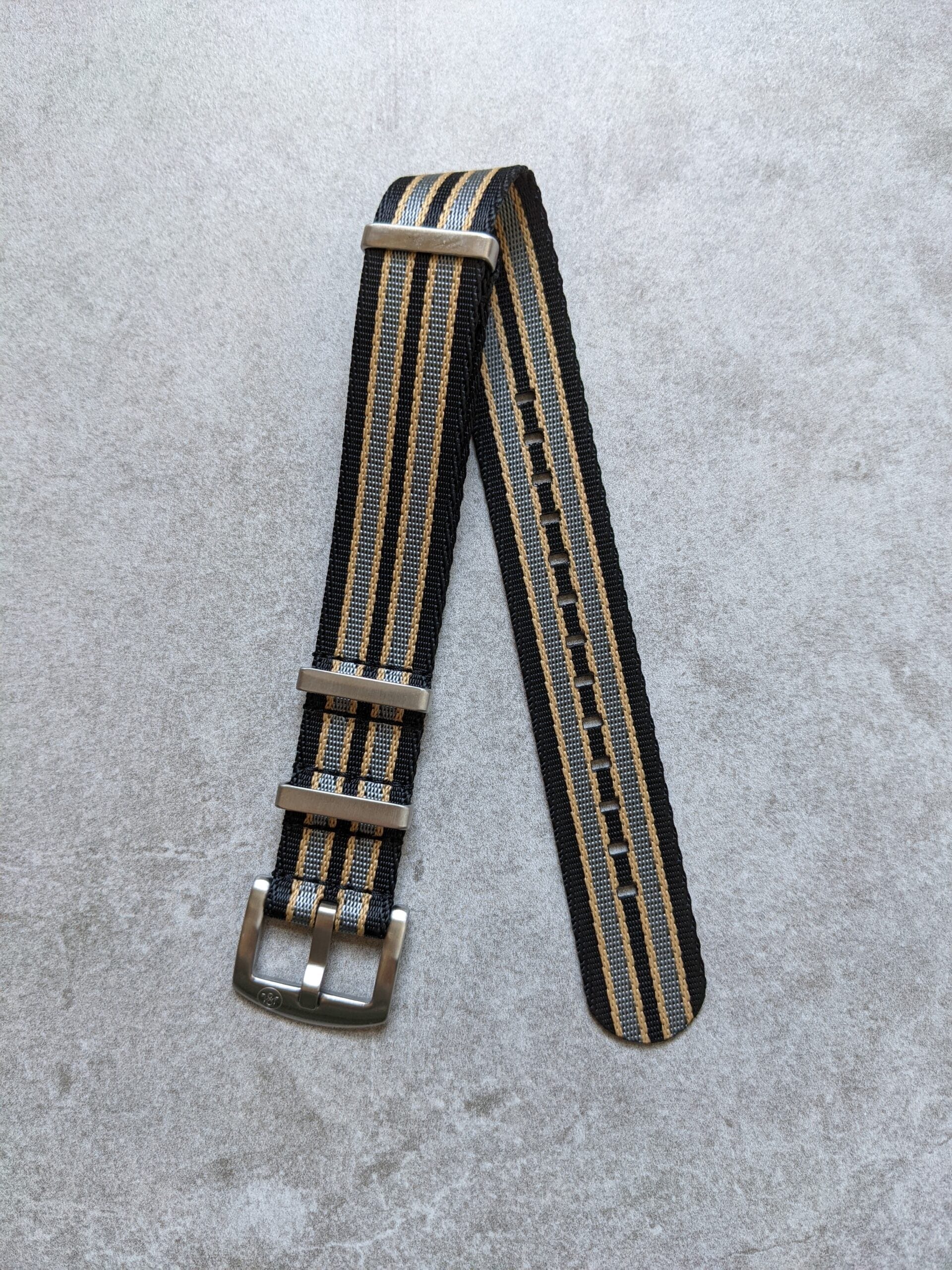 Premium Fabric Watch Strap No Time To Die Bond The Strap Tailor