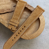 Premium Suede Strap - Khaki Tan