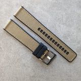 Sailcloth & Rubber Strap - Khaki