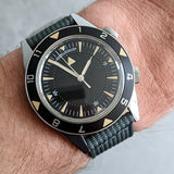 Premium Ribbed Two Piece Ballistic Nylon Strap - Smoke Grey