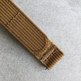 Premium Ribbed Two Piece Ballistic Nylon Strap - Coffee