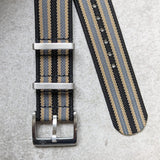 Premium Ribbed Fabric Watch Strap - No Time To Die Bond