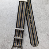 Premium Ribbed Fabric Watch Strap - No Time To Die Bond
