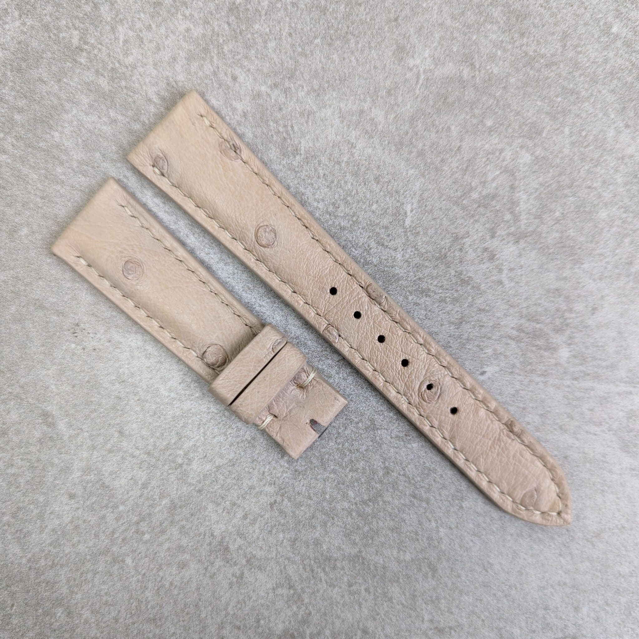 cream-ostrich-belly-watch-strap