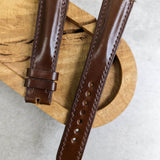 Shell Cordovan Watch Strap - Cognac