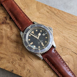 Shell Cordovan Watch Strap - Cognac Padded Marbled Museum