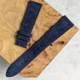 Premium Kid Suede Strap - Deep Blue