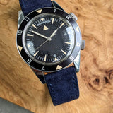 Premium Kid Suede Strap - Deep Blue