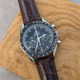 Ostrich Shin Watch Strap - Umber