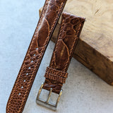 Ostrich Shin Watch Strap - Cognac - RTW