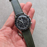 Shell Cordovan Watch Strap - Green Marbled Museum