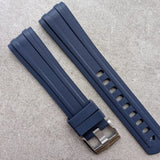 Omega Seamaster 300 Rubber Strap - Navy Blue