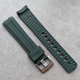 Omega Seamaster 300 Rubber Strap - Green