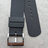 FKM Rubber One-Piece Dive Strap - Black