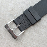 FKM Rubber One-Piece Dive Strap - Black