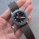 FKM Rubber One-Piece Dive Strap - Brown