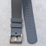 FKM Rubber One-Piece Dive Strap - Grey