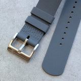 FKM Rubber One-Piece Dive Strap - Grey