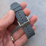 FKM Rubber One-Piece Dive Strap - Grey