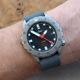 FKM Rubber One-Piece Dive Strap - Grey