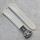 AquaFlex Rubber Deployant Strap - Beige
