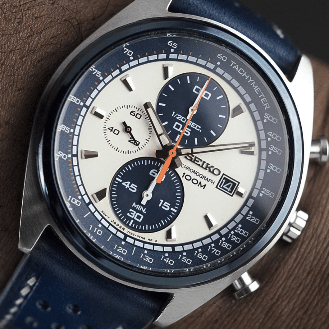 French Calfskin Rally Watch Strap - Navy Blue - The Strap Tailor