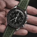 Premium Suede Rally Strap - Moss Green - The Strap Tailor