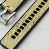 Sailcloth & Rubber Strap - Khaki
