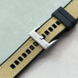 Sailcloth & Rubber Strap - Khaki