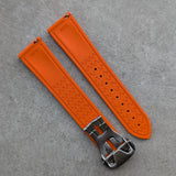 AquaFlex Rubber Deployant Strap - Orange