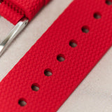 The Expedition Rubber Strap - Red