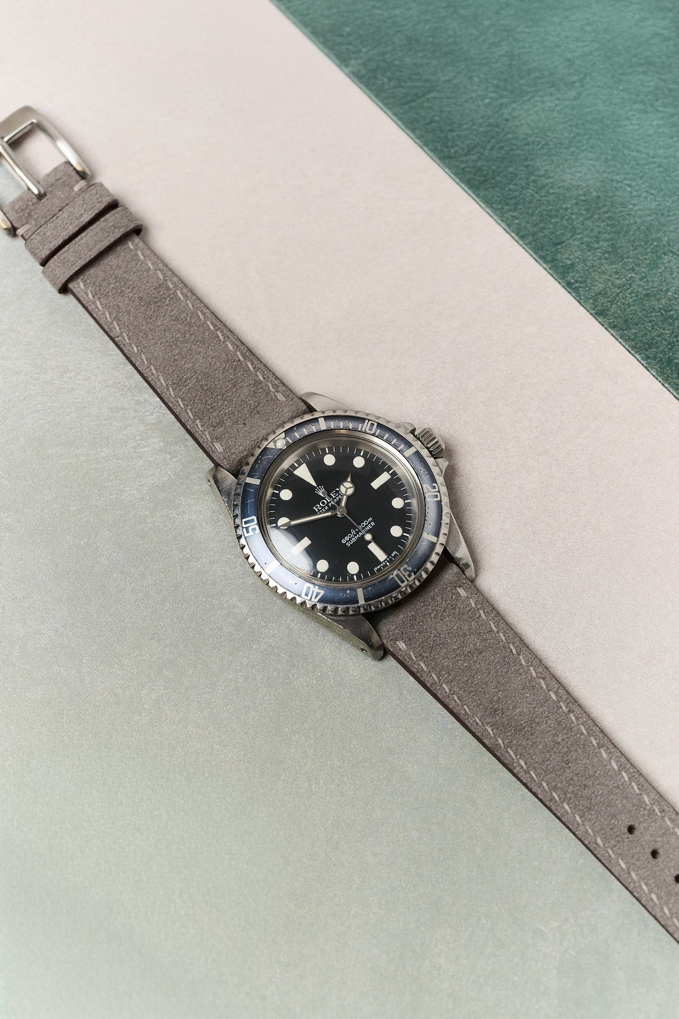 Alcantara Watch Strap - Grey - RTW - The Strap Tailor