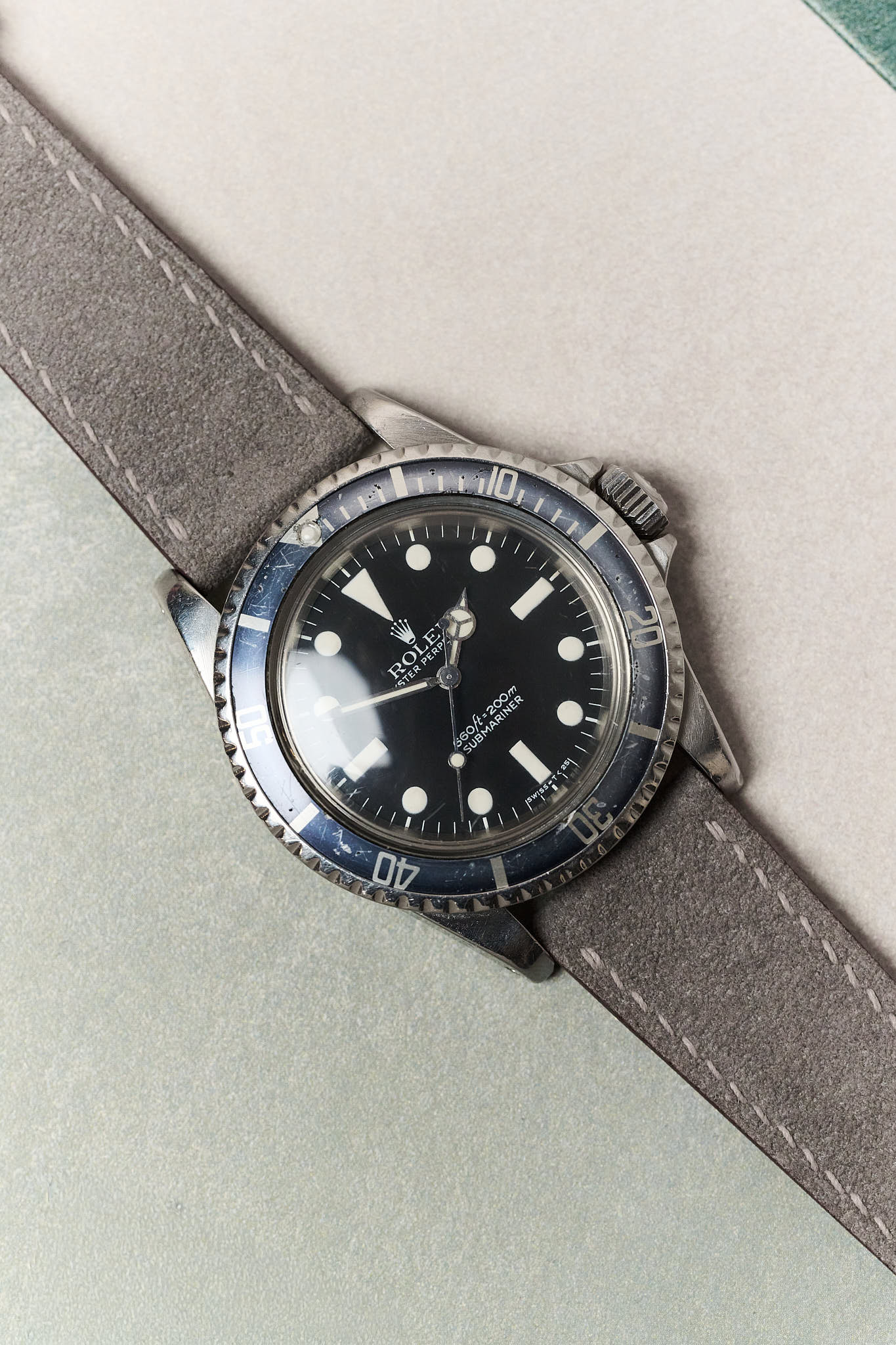 Alcantara Watch Strap - Grey - RTW - The Strap Tailor